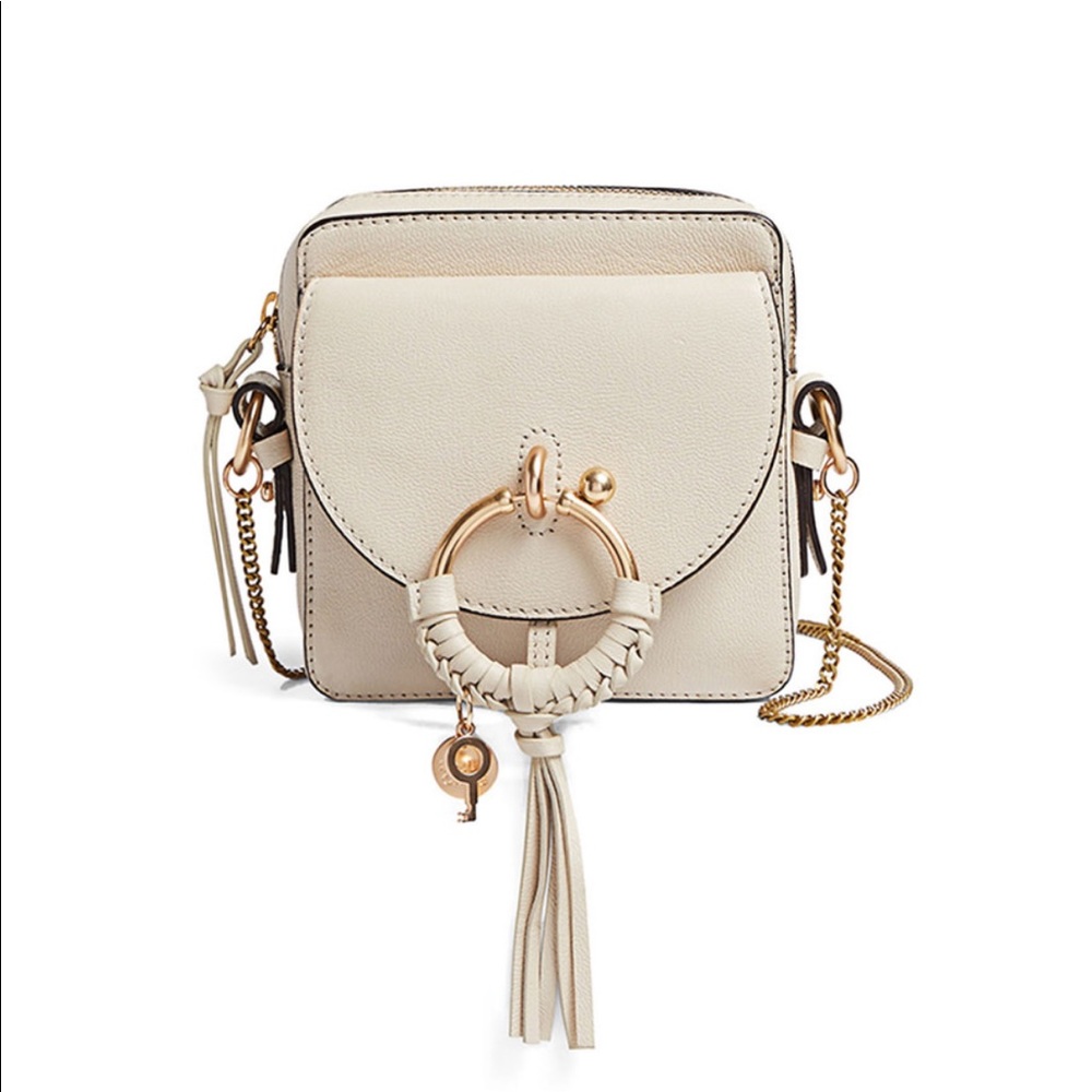 See By Chloe cement Beige Joan Crossbody bag